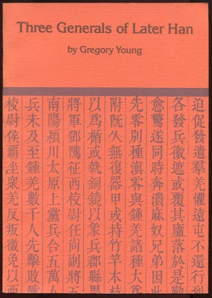 Item #10295 Three Generals of Later Han. Gregory Young