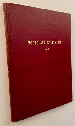 Item #10424 Montclair Golf Club 1935
