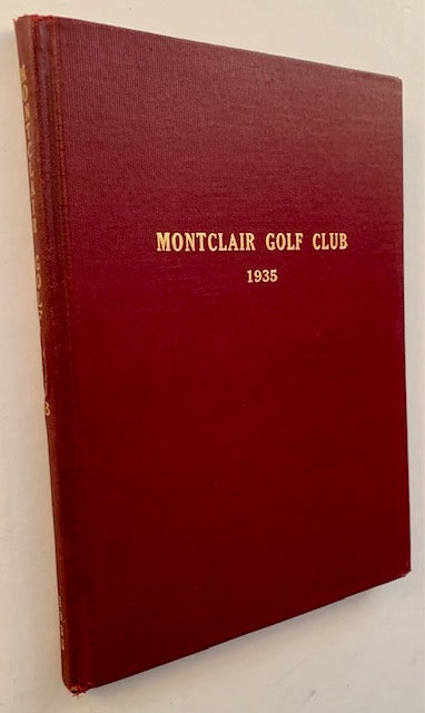 Item #10424 Montclair Golf Club 1935.