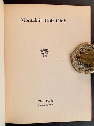 Montclair Golf Club 1935