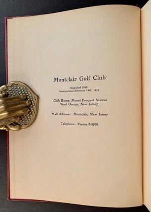 Montclair Golf Club 1935