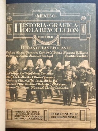 Historia Grafica de la Revolucion Mexico: 1900-1940 (Complete in 5 Vols.)