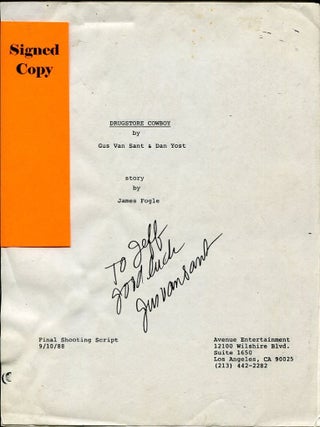 Item #11051 Drugstore Cowboy. Gus Van Sant, Dan Yost