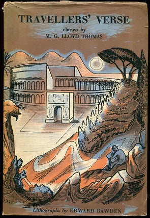 Item #11159 Travellers' Verse. Ed M G. Lloyd Thomas