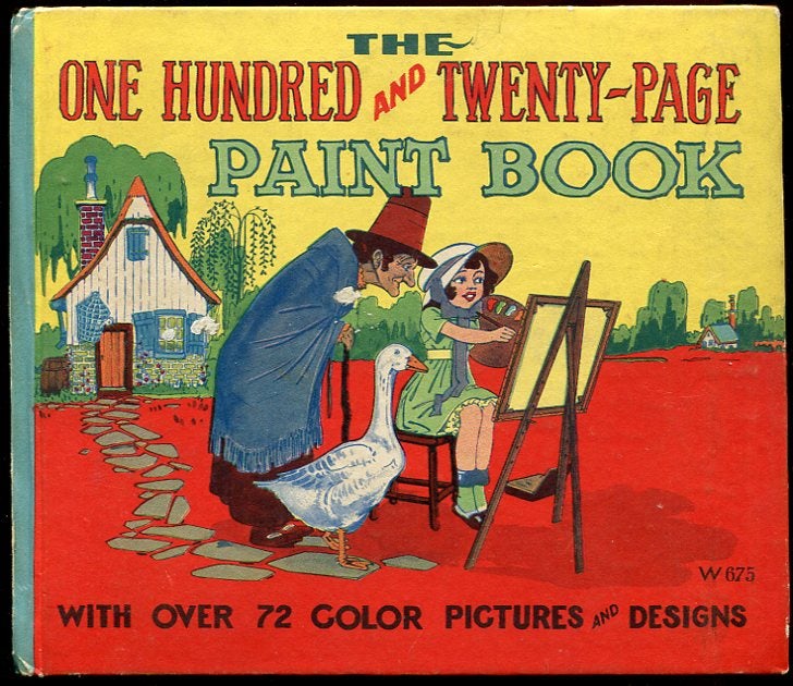 Item #11322 The One Hundred and Twenty-Page Paint Book.