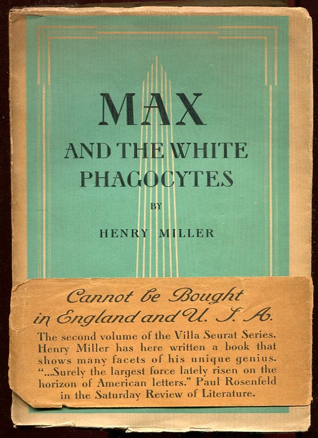 Item #11471 Max and the White Phagocytes. Henry Miller.