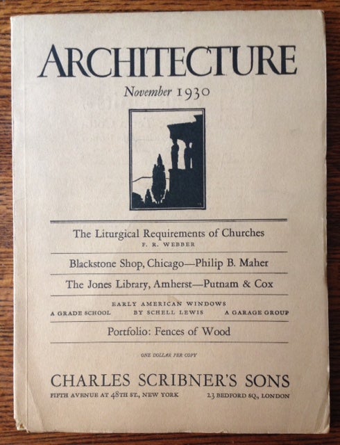 Item #11536 Architecture (November 1930).