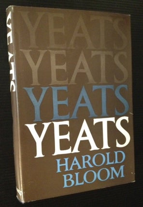 Item #11658 Yeats. Harold Bloom