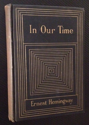 Item #11705 In Our Time. Ernest Hemingway