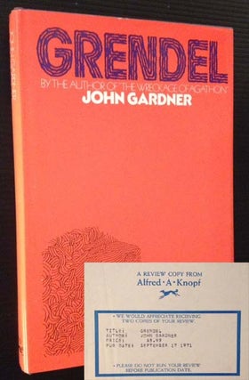 Item #11856 Grendel (Review Copy). John Gardner