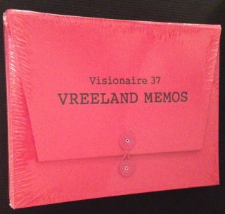 Item #11858 Visionaire 37: Vreeland Memos. Diane Vreeland