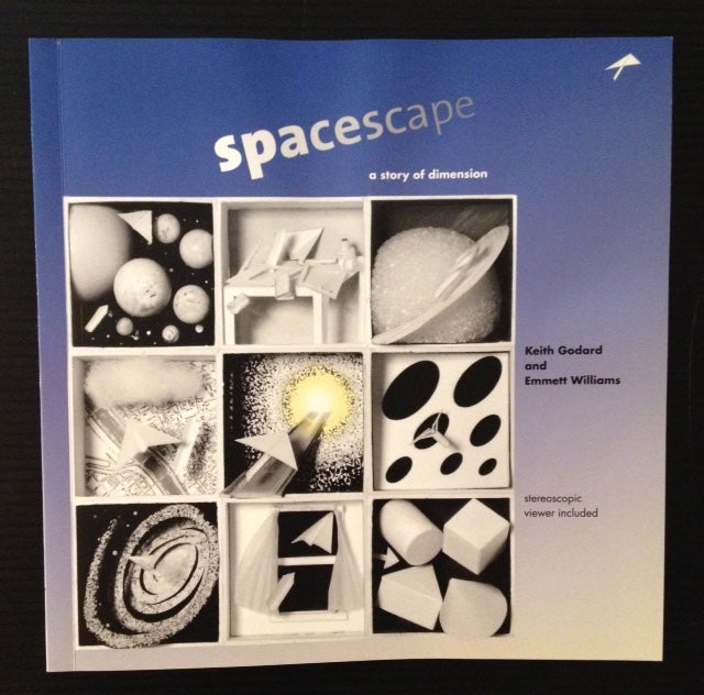 Item #11918 Spacescape: A Story of Dimension. Emmett Williams, Keith Godard.