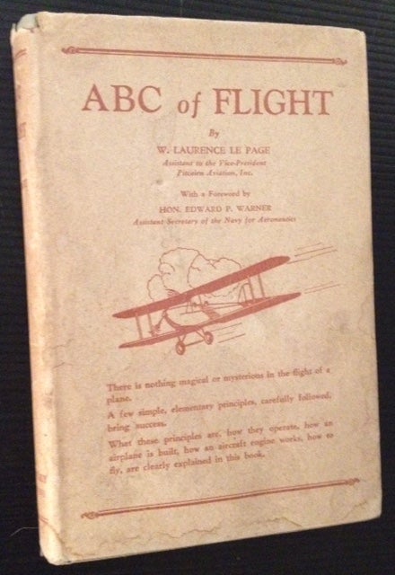Item #11939 ABC of Flight (in Dustjacket). W. Laurence Le Page.