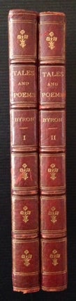 Item #12252 Tales and Poems (2 Vols.). Lord Byron