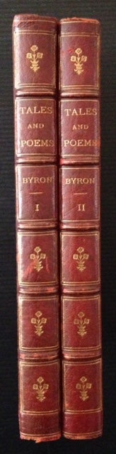 Item #12252 Tales and Poems (2 Vols.). Lord Byron.