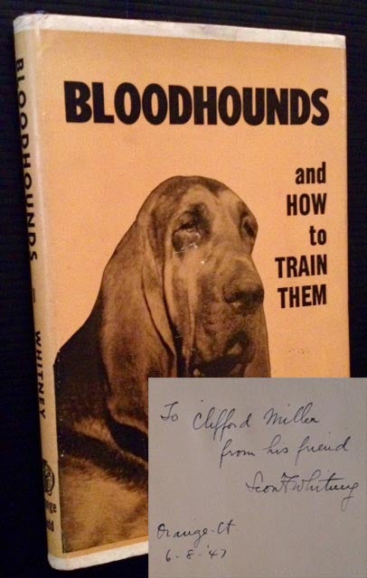 Item #12537 Bloodhounds and How to Train Them. D. V. M. Leon F. Whitney.