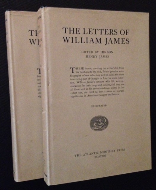 Item #12660 The Letters of William James (2 Vols.). William James.