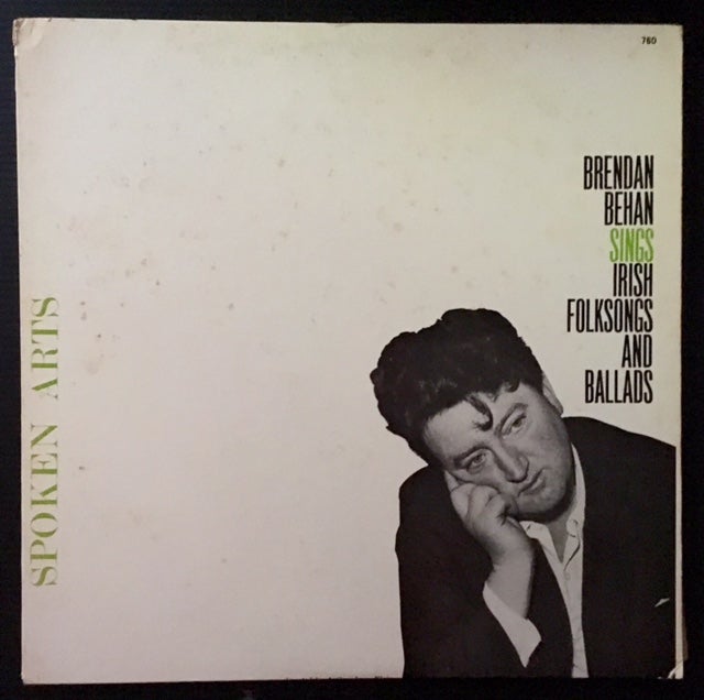 Item #13017 Brendan Behan Sings Irish Folksongs and Ballads (LP Record).