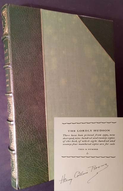 Item #13207 The Lordly Hudson (with Publisher's Printed Box). Henry Collins Brown.