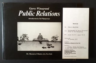Item #13339 Public Relations (Review Copy). Gary Winogrand