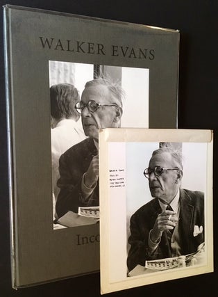 Item #13379 Incognito + The Original Peter Koster Photograph of Walker Evans from Which the...