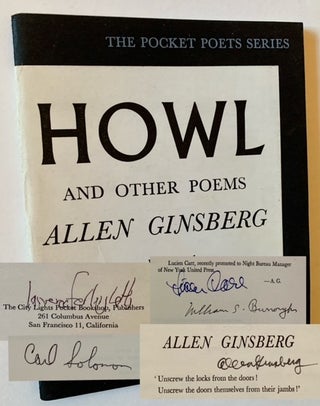Item #13503 Howl and Other Poems (SIGNED BY 5 OF THE BOOK'S PRINCIPAL FIGURES). Allen Ginsberg