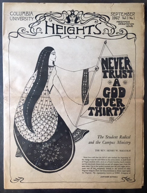 Item #13599 Heights (Columbia University Student Newspaper) : September 1967 -- Vol. 1, No. 1.