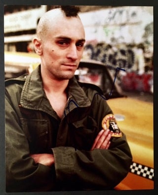Item #13840 Signed Photograph of Robert De Niro as a Menacing Travis Bickle