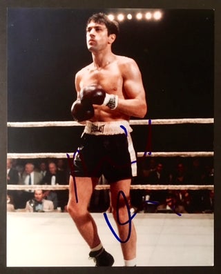 Item #13854 Signed Photograph of Robert DeNiro in the Ring as Boxer Jake LaMotta