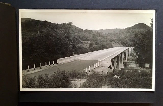 Item #13881 Early 20th Century Photo Album Depicting Mostly Connecticut Bridges in Their Various States of Construction.