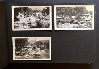 Early 20th Century Photo Album Depicting Mostly Connecticut Bridges in Their Various States of Construction