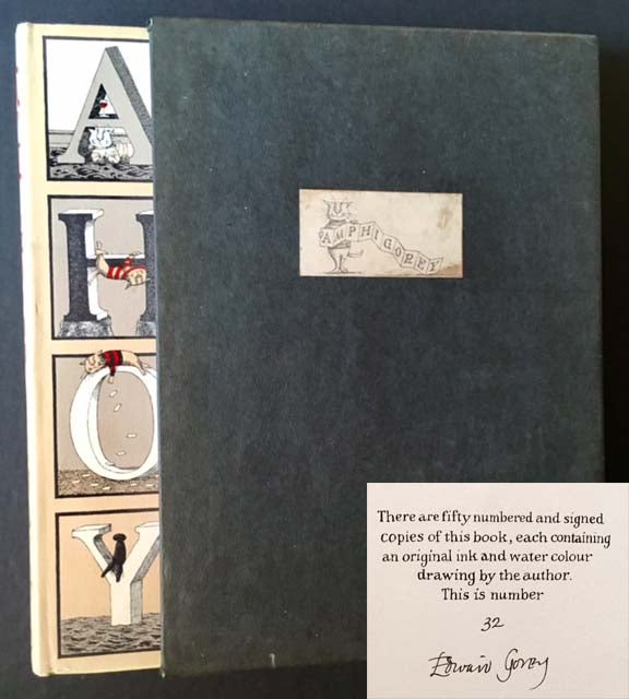 Item #13988 Amphigorey (The Uncommon Signed/Limited Edition in Slipcase, Only 50 Copies Issued). Edward Gorey.