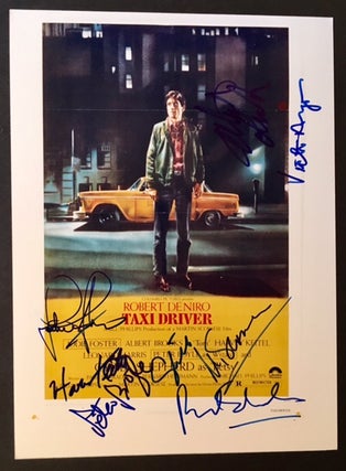 Item #14044 Signed Photograph of the Original Poster of Martin Scorcese's "Taxi Driver"
