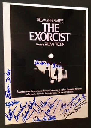 Item #14045 Signed Photograph of the Original Poster of The Exorcist