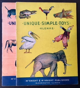 Item #14253 Unique Simple Toys AND Unique Simple Toys Book II. William W. Klenke