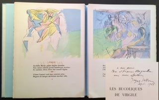 Item #14870 Les Bucoliques de Virgile. Trans Paul Valery, Lithographes de Jacques Villon