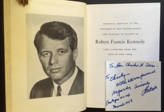 Item #15329 Memorial Services in the Congress of the United States and Tributes in Eulogy of Robert Francis Kennedy: Late a Senator from the State of New York.