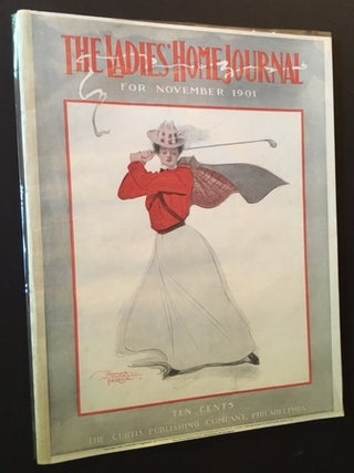 Item #15417 The Ladies' Home Journal --November 1901 (Cover of a Woman Golfer