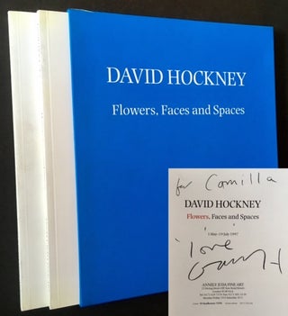 Item #15573 David Hockney: Flowers, Faces and Spaces -- 1 May-19 July 1997 (2 Vols