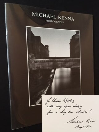 Item #16293 Michael Kenna Photographs (Inscribed to Andre Kertesz). Jean-Francois Chevrier