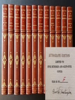 Item #16596 The Works of Booth Tarkington (The Autograph Edition--Complete in 12 Vols., Lettered,...