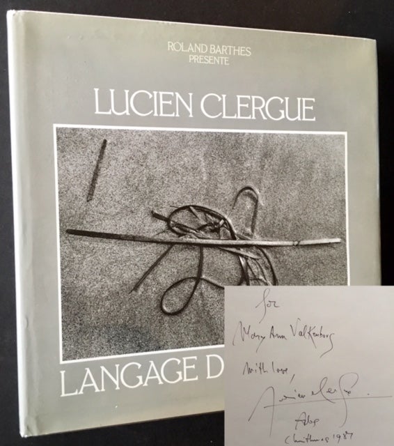 Item #16819 Langage des Sables. Lucien Clergue.