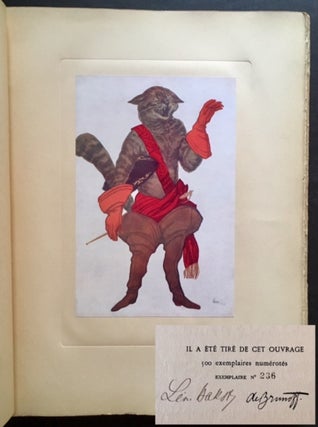 Item #17003 L'Oeuvre de Leon Bakst pour La Belle au Bois Dormant (In the Publisher's Original...