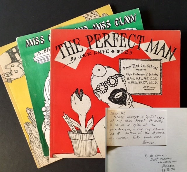 Item #17410 The Perfect Man, Happy Birthday and Miss Clam and Miss Claw (3 Vols.). Bruge Gerig, Jack Knife.