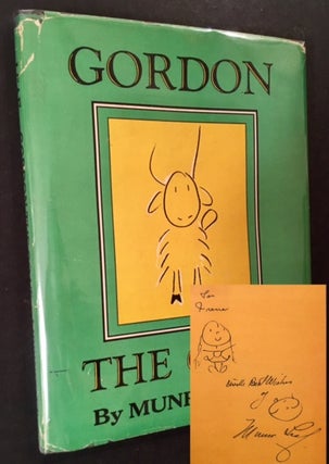 Item #17629 Gordon the Goat (Inscribed by Munro Leaf, with 2 Accompanying Drawings). Munro Leaf