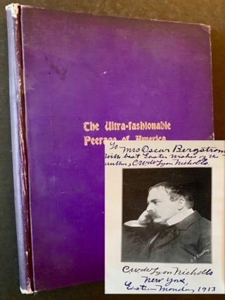 Item #17752 The Ultra-Fashionable Peerage of America: An Official List of Those People Who Can...