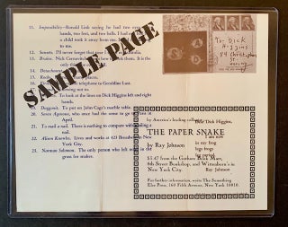 The Paper Snake (The Limited Edition--With Artwork)