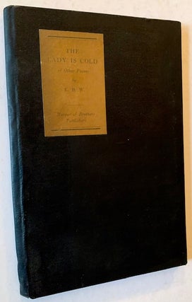 Item #17891 The Lady Is Cold & Other Poems (Salesman's Sample). E B. W., E B. White