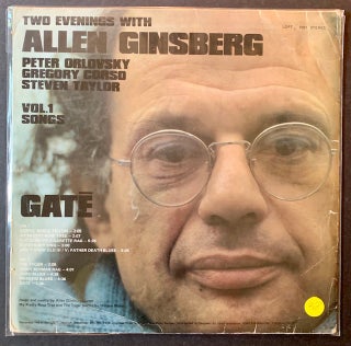 Two Evenings with Allen Ginsberg -- Peter Orlovsky, Gregory Corso, Steven Taylor (LP Record)