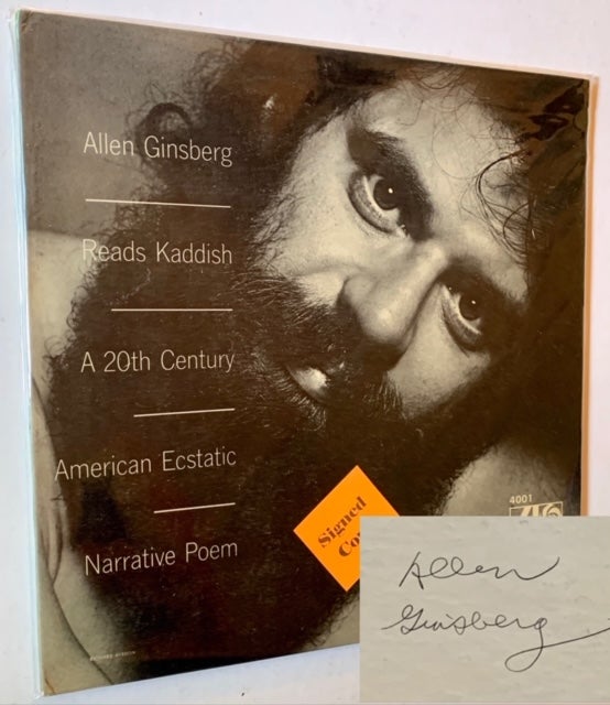 Item #18143 Allen Ginsberg Reads Kaddish: A 20th Century American Ecstatic Narrative Poem (LP Record)